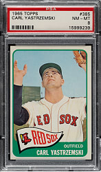 1965 Topps #385 Carl Yastrzemski PSA NM-MT 8