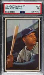 1953 Bowman Color #46 Roy Campanella PSA EX 5