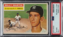 1956 Topps #181 Billy Martin PSA NM-MT 8