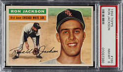 1956 Topps #186 Ron Jackson PSA NM-MT 8
