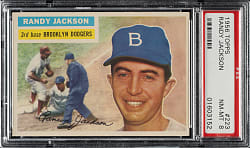 1956 Topps #223 Randy Jackson PSA NM-MT 8