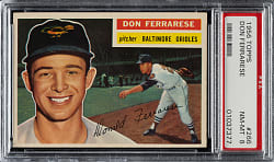 1956 Topps #266 Don Ferrarese PSA NM-MT 8