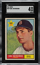 1961 Topps #287 Carl Yastrzemski SGC VG/EX 4