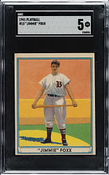 1941 R336 Play Ball #13 Jimmie Foxx SGC EX 5