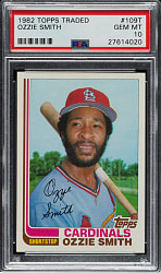 1982 Topps Traded #109T Ozzie Smith PSA GEM MINT 10