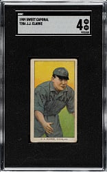 1909-1911 T206 White Border J.J. Clarke SGC VG/EX 4