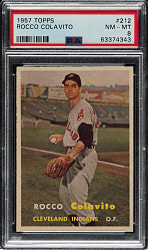 1957 Topps #212 Rocco Colavito Rookie PSA NM-MT 8