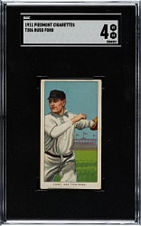 1909-1911 T206 White Border Russ Ford SGC VG/EX 4