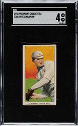 1909-1911 T206 White Border Vive Lindaman SGC VG/EX 4