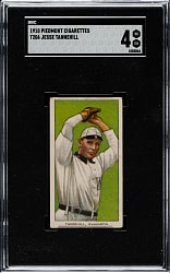 1909-1911 T206 White Border Jesse Tannehill SGC VG/EX 4