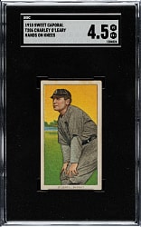 1909-1911 T206 White Border Charley O'Leary Hands on Knees SGC VG/EX+ 4.5