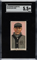 1909-1911 T206 White Border William J. O'Neil SGC EX+ 5.5