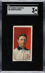 1909-1911 T206 White Border Ginger Beaumont SGC VG 3
