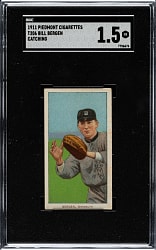 1909-1911 T206 White Border Bill Bergen Catching SGC FAIR 1.5