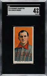 1909-1911 T206 White Border Charlie Rhodes SGC VG/EX 4