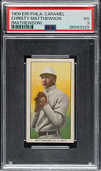 1909 E95 Philadelphia Caramel Christy Mathewson PSA VG 3