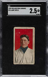 1909 E95 Philadelphia Caramel Larry Doyle SGC GOOD+ 2.5