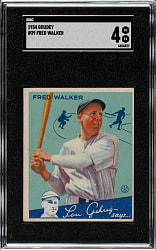 1934 R320 Goudey #39 Fred Walker SGC VG/EX 4