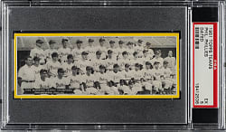 1951 Topps Teams Philadelphia Phillies Dated PSA EX 5