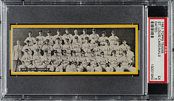 1951 Topps Teams St. Louis Cardinals Dated PSA EX 5