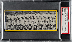 1951 Topps Teams Washington Senators Dated PSA EX-MT 6