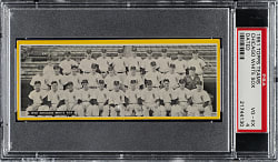 1951 Topps Teams Chicago White Sox Dated PSA VG-EX 4
