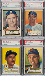1952 Topps Low-Number PSA EX 5 Collection (15)