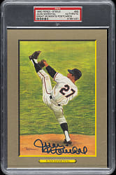 Signed 1990 Perez-Steele Great Moments Postcard #56 Juan Marichal - PSA/DNA