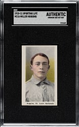 1910-1911 M116 Sporting Life Miller Huggins SGC Authentic