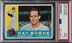 1960 Topps #281 Ray Boone PSA MINT 9