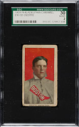 1909 E95 Philadelphia Caramel Ed Cicotte SGC GOOD 30