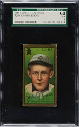 1911 T205 Gold Border Johnny Evers SGC EX 60