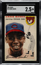 1954 Topps #94 Ernie Banks Rookie SGC GOOD+ 2.5