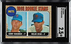 1968 Topps #177 Nolan Ryan Rookie SGC GOOD+ 2.5