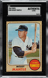 1968 Topps #280 Mickey Mantle SGC Authentic