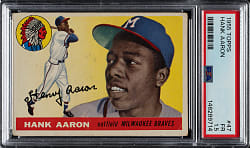 1955 Topps #47 Hank Aaron PSA FAIR 1.5