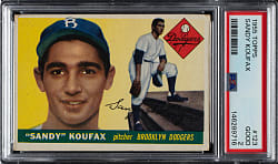 1955 Topps #123 Sandy Koufax Rookie PSA GOOD 2