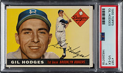 1955 Topps #187 Gil Hodges PSA VG-EX 4