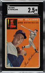 1954 Topps #1 Ted Williams SGC GOOD+ 2.5