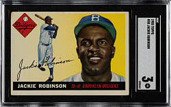 1955 Topps #50 Jackie Robinson SGC VG 3