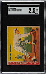 1933 R319 Goudey #119 Rogers Hornsby SGC GOOD+ 2.5