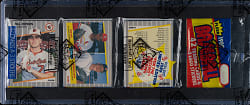1989 Fleer Unopened Rack Pack - Bill Ripken on Top - BBCE