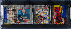 1989 Fleer Unopened Rack Pack - Bill Ripken on Top - BBCE
