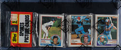 1983 Topps Unopened Rack Pack - Wade Boggs Rookie on Top and Rod Carew All-Star on Back - BBCE