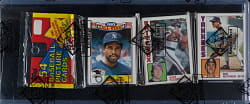 1984 Topps Unopened Rack Pack - Don Mattingly Rookie on Top - BBCE