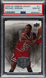 2009-2010 Upper Deck Jordan Legacy #11 Michael Jordan PSA GEM MINT 10