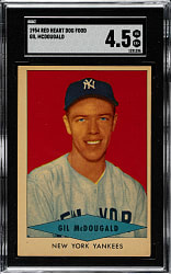 1954 Red Heart Gil McDougald SGC VG/EX+ 4.5