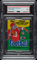 1986 Topps Football Unopened Wax Pack PSA NM 7