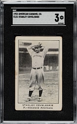 1922 E121 American Caramel (Series of 120) Stanley Coveleskie SGC VG 3