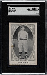 1922 W573 Leon Goslin SGC Authentic